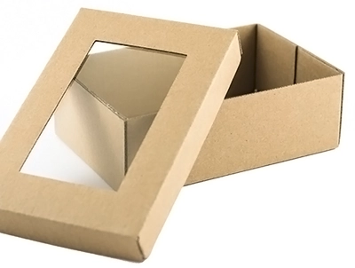pudełka eko, pudełka z okienkiem